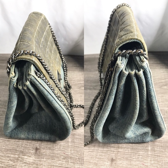 💎RARE💎Chanel denim accordion purse - Picture 5 of 10